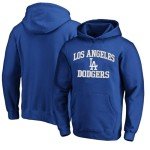 Outerstuff MLB Kids Youth 8-20 Official City Headline Arch Logo Fleece Lined Pullover Hoodie Sweatshirt (US, Numeric, 10, 12, Regular, Los Angeles Dodgers - Blue)