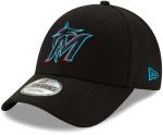 New Era MLB The League Youth 9FORTY Team Color Primary Logo Adjustable Hat Cap One Size Fits All - Miami Marlins Black