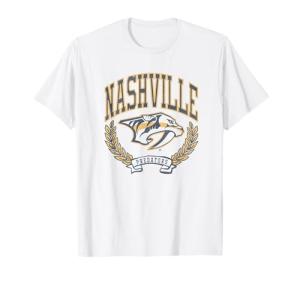 Nashville Predators Vintage Victory White Licensed T-Shirt