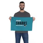 Northwest San Jose Sharks NHL City Hockey Rally Towel 18 x 15 Inches