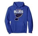 St. Louis Blues Power Play Royal Officially Licensed Pullover Hoodie