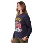 Ultra Game WNBA Official Unisex Super Soft Oversized Crewneck Sweatshirt, Indiana Fever, Sand, Small