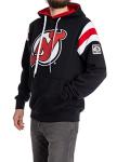 Calhoun NHL Surf & Skate Mens Varsity Retro Style Pullover Hoodie – The Coastal Collection (Medium, New Jersey Devils)