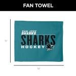 Northwest San Jose Sharks NHL City Hockey Rally Towel 18 x 15 Inches
