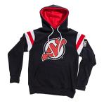 Calhoun NHL Surf & Skate Mens Varsity Retro Style Pullover Hoodie – The Coastal Collection (Medium, New Jersey Devils)