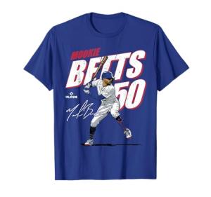 Mookie Betts | Los Angeles Baseball MLB Players | MLBMBE3001 T-Shirt
