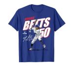 Mookie Betts | Los Angeles Baseball MLB Players | MLBMBE3001 T-Shirt