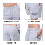 Ultra Game WNBA Official Womens Super Soft Full Court Basketball Shorts, Phoenix Mercury, Heather Gray, Small