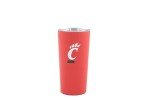 Decorvo University of Cincinnati Bearcats Tumbler - Red Double Walled Insulated Travel Thermos with Slide Lid - 18 oz