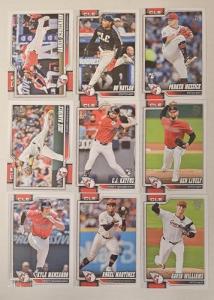 2026 Team Set Cleveland Hand Collated Bagged 9 Card Topps Guardians Team Set Series 1