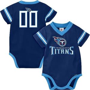 NFL Baby Boys' Dazzle Bodysuit, Tennessee Titans, 0-3 Months