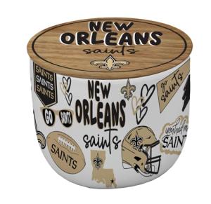 Proformance Home NFL New Orleans Saints Loco Fan 16oz Ceramic Candle