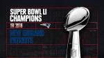 NFL Super Bowl LI Champions New England Patriots