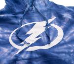 Calhoun NHL Surf & Skate Unisex Spiral Tie Dye Ultra-Soft Pullover Hoodie – The Sunset Collection (Tampa Bay Lightning, Large)