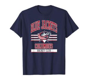 Columbus Blue Jackets Hockey Club Navy Officially Licensed T-Shirt