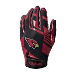Wilson NFL Stretch Fit Football Gloves - Youth, Arizona Cardinals