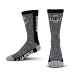 For Bare Feet NHL LOS ANGELES KINGS Marble MVP Crew Sock Team Color LARGE