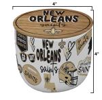 Proformance Home NFL New Orleans Saints Loco Fan 16oz Ceramic Candle