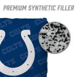 YouTheFan Officially-Licensed NFL Indianapolis Colts Set of 4 Cornhole Bags - All Weather Regulation 6” x 6” Size - 16oz Weight - Designed in USA