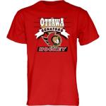 Ottawa Senators NHL Officially Licensed T-Shirt Retro 90's Hockey Team Color, Large