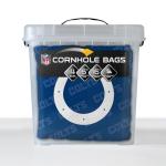 YouTheFan Officially-Licensed NFL Indianapolis Colts Set of 4 Cornhole Bags - All Weather Regulation 6” x 6” Size - 16oz Weight - Designed in USA