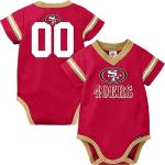 NFL San Francisco 49Ers Team Jersey Bodysuit, red San Francisco 49Ers New, 0-3 Months