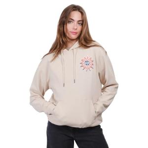 Ultra Game WNBA Official Womens Super Soft Fashion Hoodie Sweatshirt, Connecticut Sun, Sand, Small