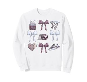 WNBA Toronto Tempo Logo Jersey And Coquette Bows Icons Sweatshirt