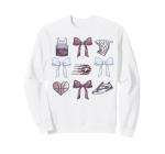 WNBA Toronto Tempo Logo Jersey And Coquette Bows Icons Sweatshirt