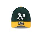 New Era MLB Oakland Athletics Team Classic Home 39Thirty Stretch Fit Cap, Green, Medium/Large