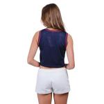 Ultra Game WNBA Official Womens Crop Top Pre-Game Tank Top, Indiana Fever, Team Color, Small