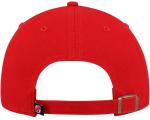 47 NHL Team Color Alternate Primary Logo Clean Up Adjustable Cap Dad Hat, Adult One Size Fits All - New Jersey Devils Red