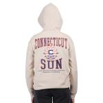 Ultra Game WNBA Official Womens Super Soft Fashion Hoodie Sweatshirt, Connecticut Sun, Sand, Small