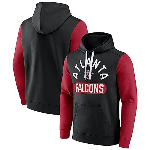 Atlanta Falcons Extra Point Pullover Hoodie - Black