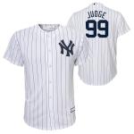 Outerstuff Aaron Judge New York Yankees MLB NFL Kids Youth 8-20 White Home Player Jersey (14-16)