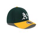 New Era MLB Oakland Athletics Team Classic Home 39Thirty Stretch Fit Cap, Green, Medium/Large
