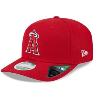 New Era Unisex-Adult MLB Player Replica 9SEVENTY Baseball Team Color Stretch Adjustable Snapback Hat One Size Fits All - Los Angeles Angels - Red