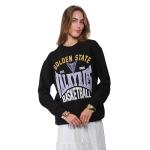 Ultra Game WNBA Official Unisex Super Soft Oversized Crewneck Sweatshirt, Golden State Valkyries, Sand, Medium
