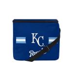 FOCO MLB Officially Licensed Primary Logo Team Stripe 6 or 12 Pack Soft Insulated Game Day Baseball Lunch Tote Cooler - Kansas City Royals - 6 Pack