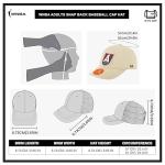 Ultra Game WNBA Official Adults Slick Baseball Cap Hat, New York Liberty, Sand, One Size