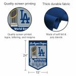 WinCraft Los Angeles Dodgers 9x World Champions Banner Pennant, 15x24"