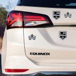 Rico Industries NFL Football Las Vegas Raiders LAS Vegas Logo Quad Decal