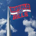 Rico Industries NFL Football Buffalo Bills Bold 3' x 5' Banner Flag Single Sided - Indoor or Outdoor - Home Décor