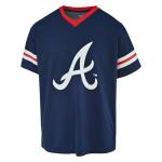 MLB Kids Youth 4-20 Official Primary Logo Ballpark Team Jersey (US, Numeric, 5, 6, Regular, Atlanta Braves - Navy)
