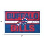 Rico Industries NFL Football Buffalo Bills Bold 3' x 5' Banner Flag Single Sided - Indoor or Outdoor - Home Décor