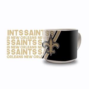 Rico Industries NFL Football New Orleans Saints 14 oz Metro Ceramic Coffee Mug