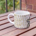 Rico Industries NFL Football New Orleans Saints 14 oz Metro Ceramic Coffee Mug
