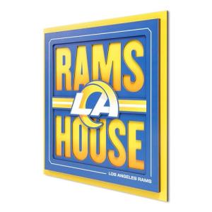 YouTheFan NFL Los Angeles Rams Slogan Series 3D Wall Art
