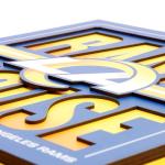 YouTheFan NFL Los Angeles Rams Slogan Series 3D Wall Art