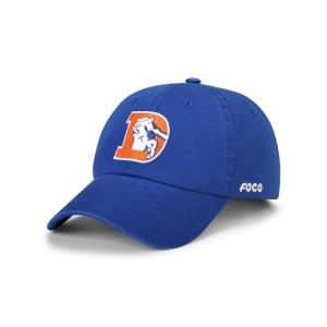 FOCO Denver Broncos NFL Retro Logo Casual Cap - Royal